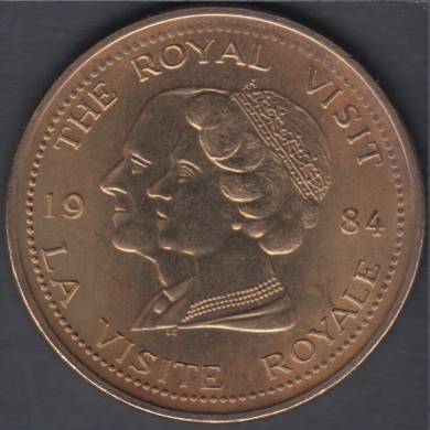1984 - Royal Visit - City of Windsor - Medal