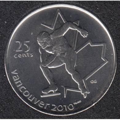 2009 - #1 B.Unc - Patinage de Vitesse - Canada 25 Cents