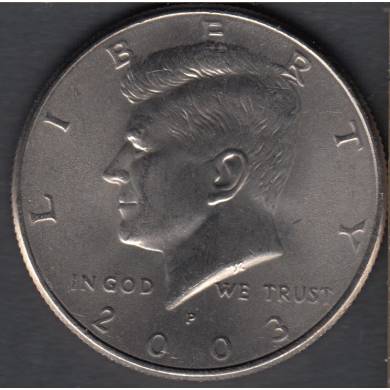 2003 P - B.Unc - Kennedy - 50 Cents