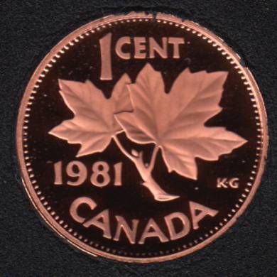 1981 - Proof - Canada Cent