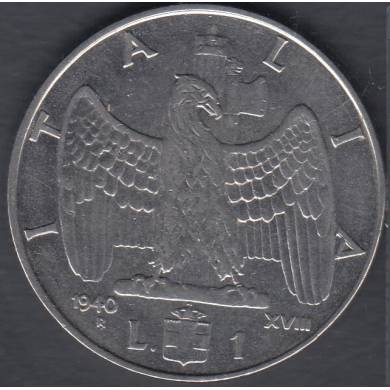 1940 R - 1 Lira - Italy