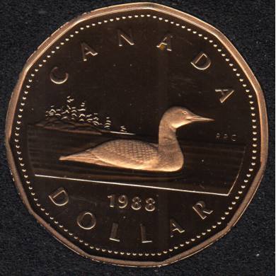 1988 - Proof - Canada Huard Dollar