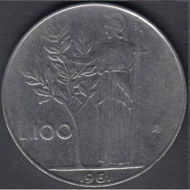 1961 R - 100 Lire - Italie
