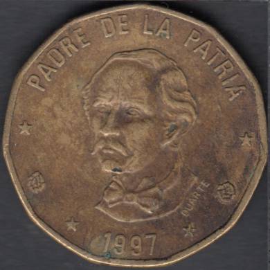 1997 - 1 Peso - Rpublique Dominicaine