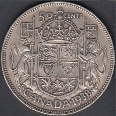 1938 - Fine - Canada 50 Cents