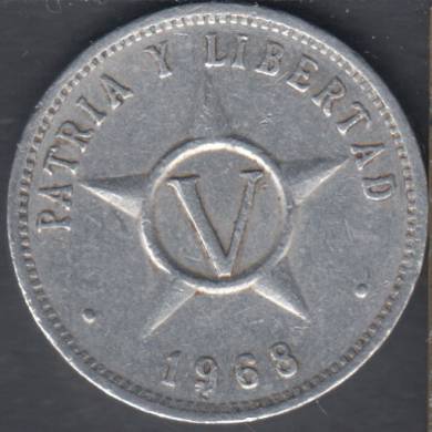 1968 - 5 Centavos - Cuba