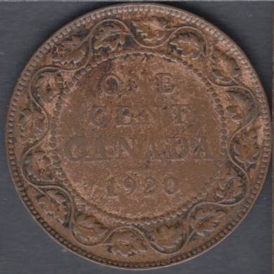 1920 - VF - Rush - Canada Large Cent