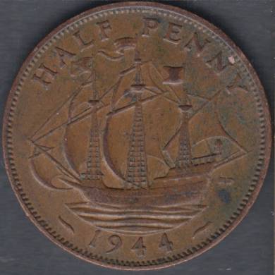1944 - Half Penny - Great Britain
