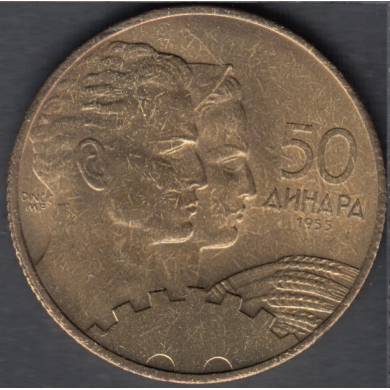 1955 - 50 Dinara - B. Unc - Yougoslavie