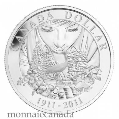 2011 - Dollar en argent épreuve numismatique - Centenaire de Parcs Canada