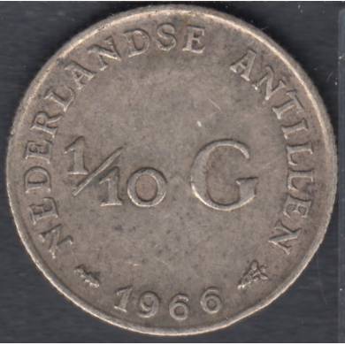 1966 - 1/10 Gulden - Netherlands Antilles
