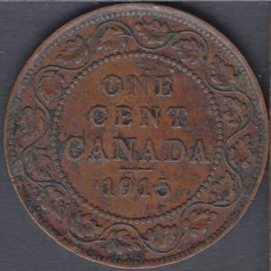 1915 - Fine - Endommag - Canada Large Cent