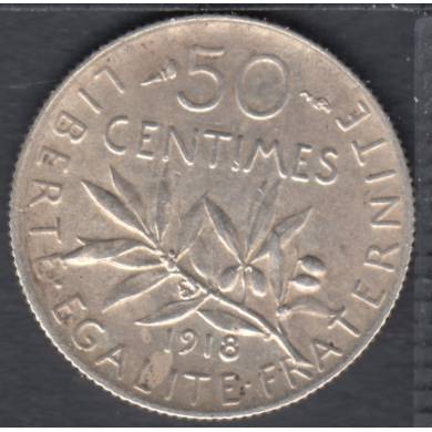 1918 - 50 Centimes - France