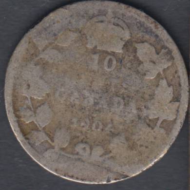 1904 - Good - Canada 10 Cents