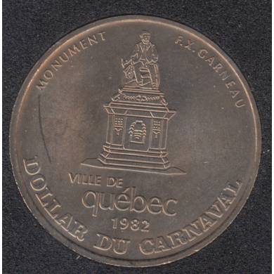 Quebec - 1982 Carnival of Quebec - Eff. 1970 / Monument F.X. Garneau - Trade Dollar