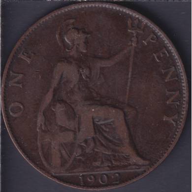 1902 - VG - Penny - Grande Bretagne