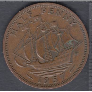 1957 - Half Penny - Great Britain