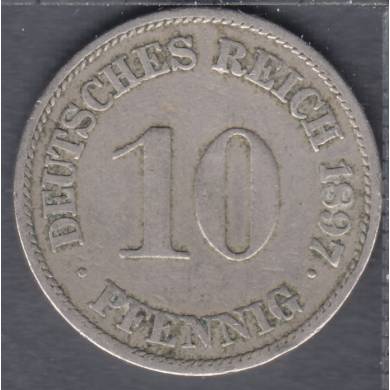 1897 A - 10 Pfennig - Germany
