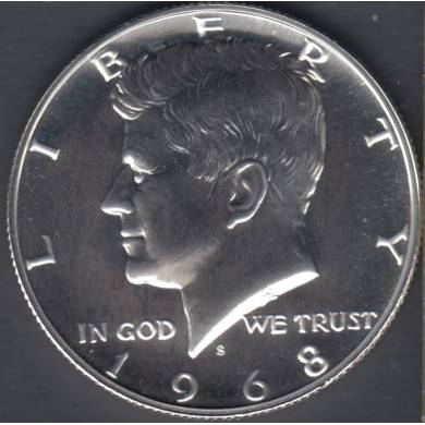 1968 S - Proof - Silver Clad - Kennedy - 50 Cents