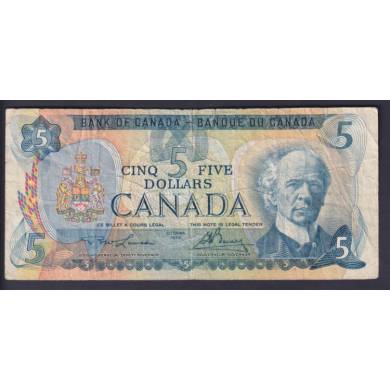 1979 $5 Dollars - Lawson- Bouey - Srie #300