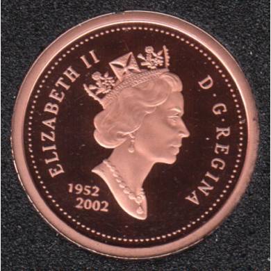 2002 - 1952 - Proof - Canada cent