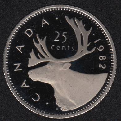 1982 - Proof - Canada 25 Cents