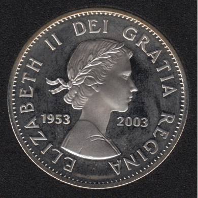 2003 - 1953 - Proof - Argent - Canada 50 Cents