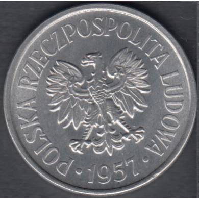 1957 - 20 Groszy - B. Unc - Pologne