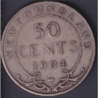 Newfoundland - 1904 H - VG - 50 Cents
