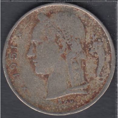 1951 - 1 Franc - (Belgie) - Belgium