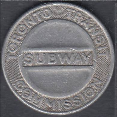 Toronto Transit Subway Commission - Good for one Fare