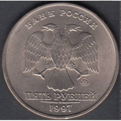 1997 - 5 Roubles - B. Unc - Russia