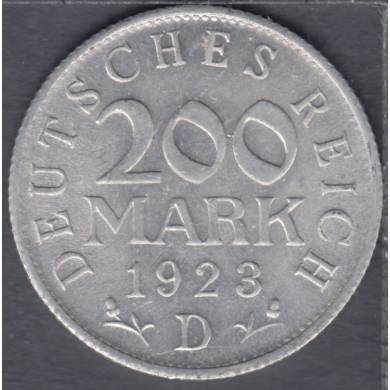 1923 D - 200 Mark - Allemagne