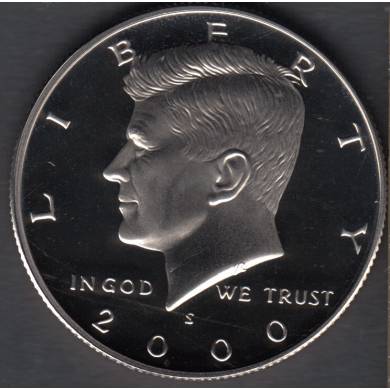 2000 S - Kennedy - Proof - 50 Cents