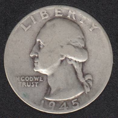 1945 - Washington - 25 Cents