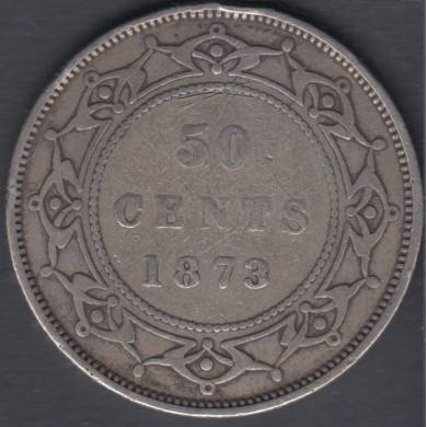 1873 - VG - 50 Cents - Newfoundland