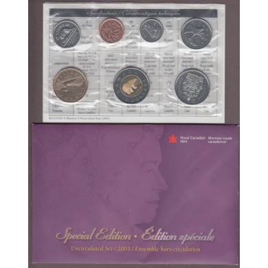 2003 WP SPECIAL EDITION *NEW EFFIGY* BRILLIANT UNCIRCULATED SET