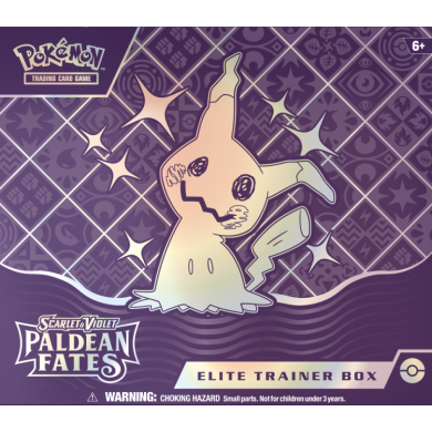 Pokemon Paldean Fates Scarlet & Violet SV4.5 Elite Trainer Box