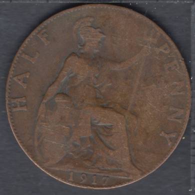 1917 - Half Penny - Grande Bretagne