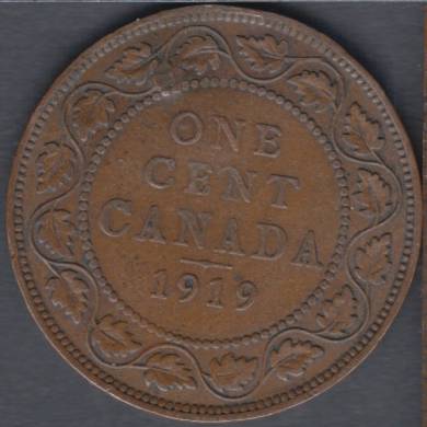 1919 - Fine - Endommag - Canada Large Cent