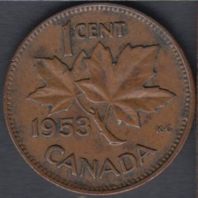 1953 - SF - Fine - Canada Cent