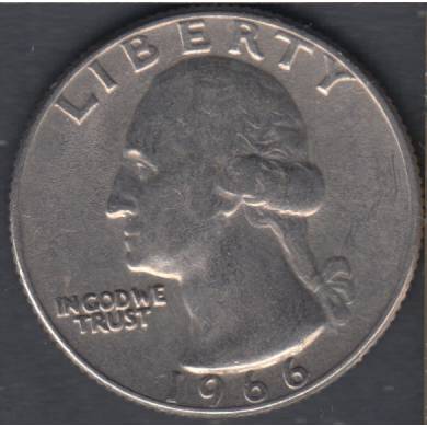 1966 - EF - Washington - 25 Cents USA