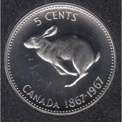 1967 - Proof Like - Canada 5 Cents