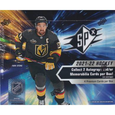 2021-22 Upper Deck SPX Hockey Hobby Box - EMAIL OR CALL TO ASK THE PRICE!!
