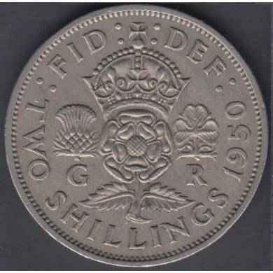 1950 - 1 Florin (Two Shilling) - Great Britain