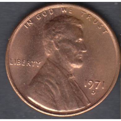 1971 D - B.Unc - Lincoln Small Cent