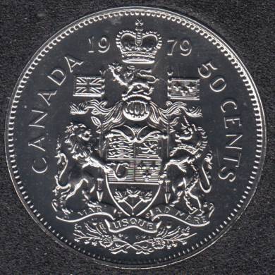 1979 - NBU - Pointed Bust - Canada 50 Cents