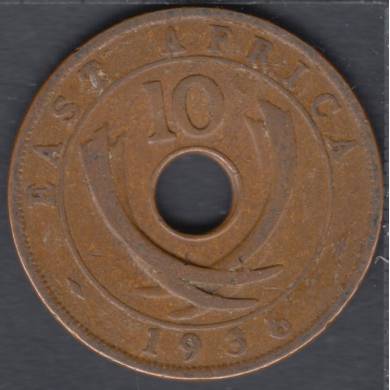 1936 - 10 Cents - RARE 11.14 gr - East Africa