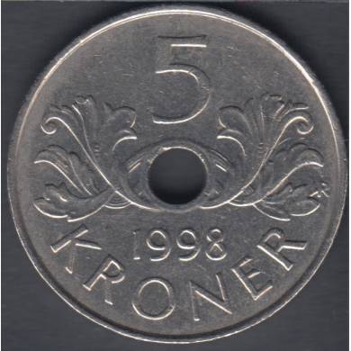 1998 - 5 Kroner - Norway