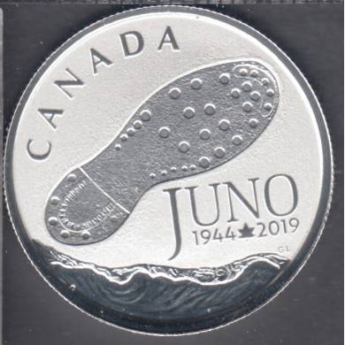 1944 2019 - Canada $3 Dollars Specimen Fine Silver Coin - D-Day at Juno Beach
